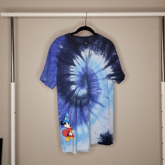 SPECIAL COLLABORATION Vans x Disney Apparel Mens Tie Dye T-Shirt - Size: Medium - Picture 1 of 4